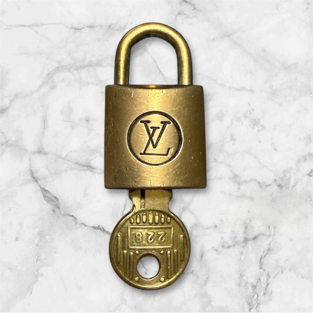 #226 Louis Vuitton Brass Padlock with Key
